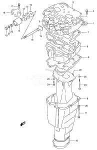 DT90 From 09001-581001 ()  1995 drawing ENGINE HOLDER