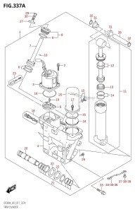 DF250A From 25003P-710001 (E03)  2017 drawing TRIM CYLINDER (DF300A:E03:(X-TRANSOM,XX-TRANSOM))