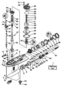 200CETO drawing LOWER-CASING-x-DRIVE-1