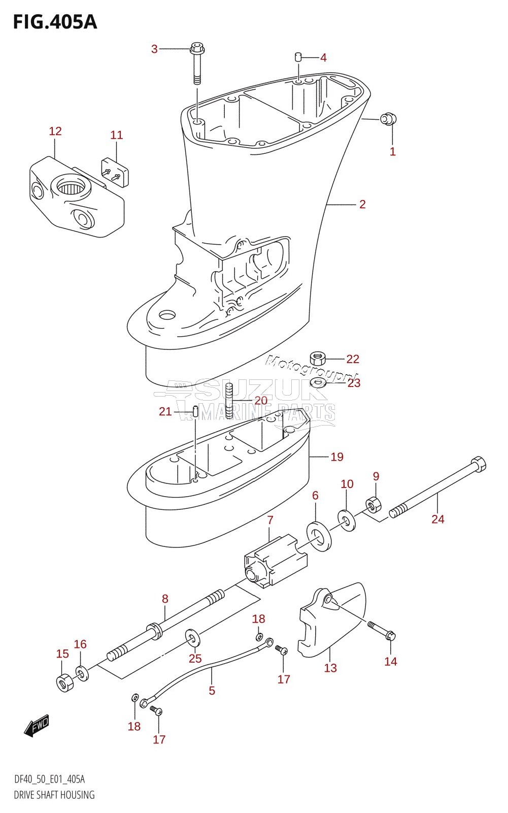 DRIVE SHAFT HOUSING