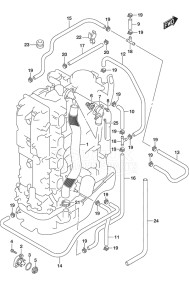 Outboard DF 175 drawing Thermostat