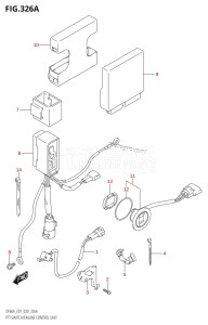 DF60A From 06002F-040001 (E01 E40)  2020 drawing PTT SWITCH /​ ENGINE CONTROL UNIT (DF40A:E01,DF40ATH:E01)