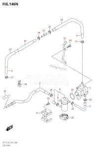 DF175T From 17502F-610001 (E01 E40)  2016 drawing FUEL PUMP (DF175Z:E01)