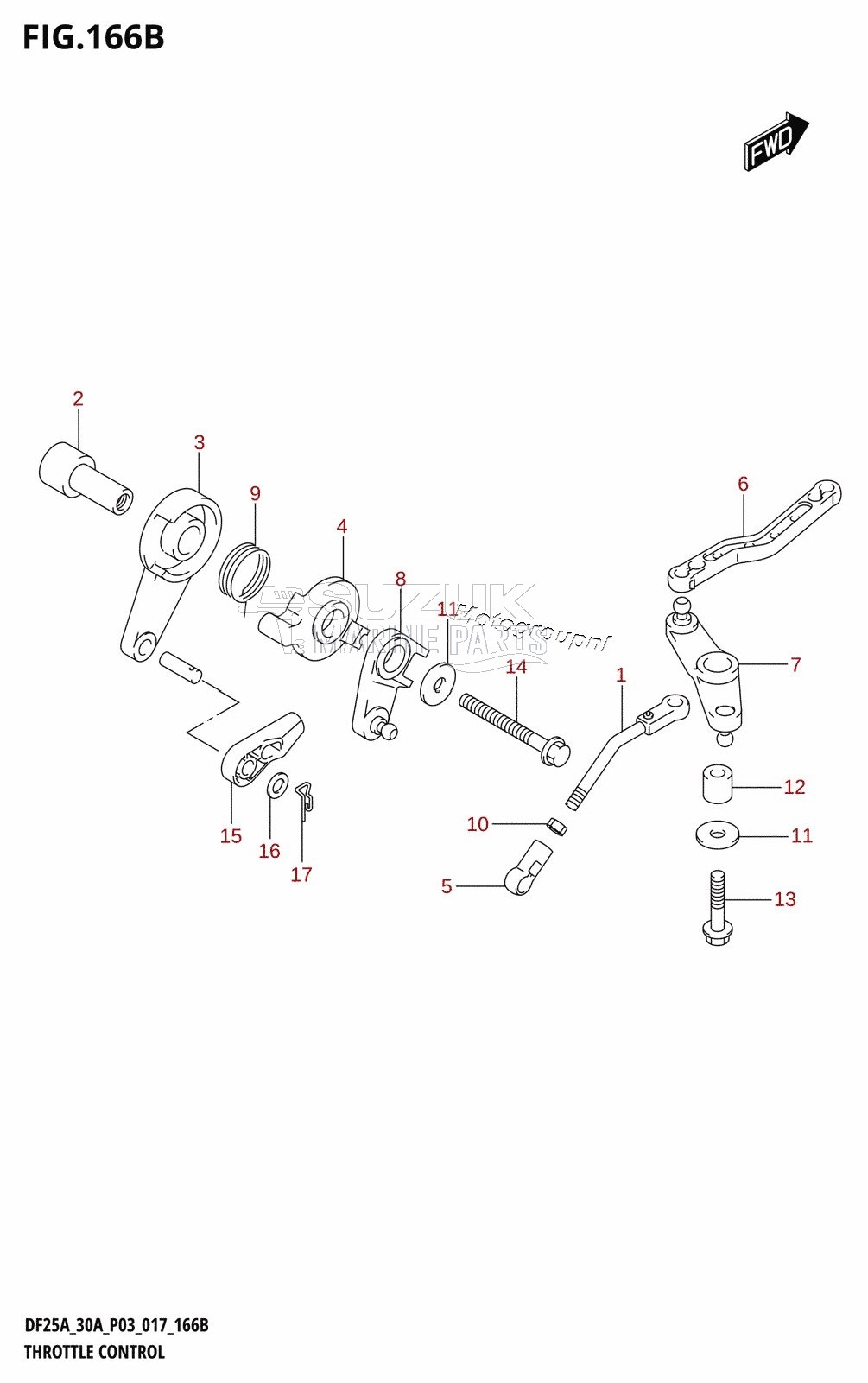 THROTTLE CONTROL (DF25AR:P03)