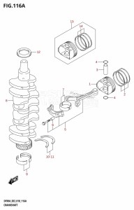 DF90A From 09003F-810001 (E03)  2018 drawing CRANKSHAFT