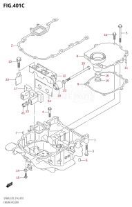 06003F-410001 (2014) 60hp E03-USA (DF60AVT) DF60A drawing ENGINE HOLDER (DF60A)