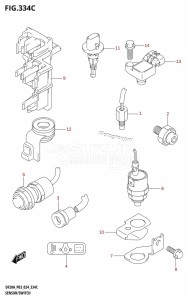 DF9.9B From 00995F-440001 (P03)  2024 drawing SENSOR /​ SWITCH (DF9.9BTH,DF15ATH,DF20ATH)