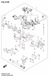 DF20A From 02002F-710001 (P01 P40)  2017 drawing OPT:REMOTE CONTROL PARTS (DF15A:P01)