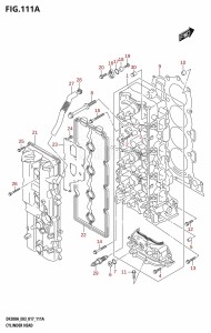 DF200AZ From 20003Z-710001 (E03)  2017 drawing CYLINDER HEAD