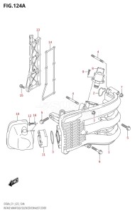 04003F-240001 (2022) 40hp E01 E11-Gen. Export 1-and 2 (DF40A  DF40AQH  DF40AQH  DF40AT  DF40AT  DF40ATH  DF40ATH) DF40A drawing INTAKE MANIFOLD / SILENCER / EXHAUST COVER ((DF40A,DF40AQH,DF40ATH):(020,021))