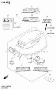 DF20A From 02002F-140001 (E03 P03)  2021 drawing ENGINE COVER (DF20A)