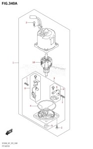 DF250A From 25003P-810001 (E01 E40)  2018 drawing PTT MOTOR