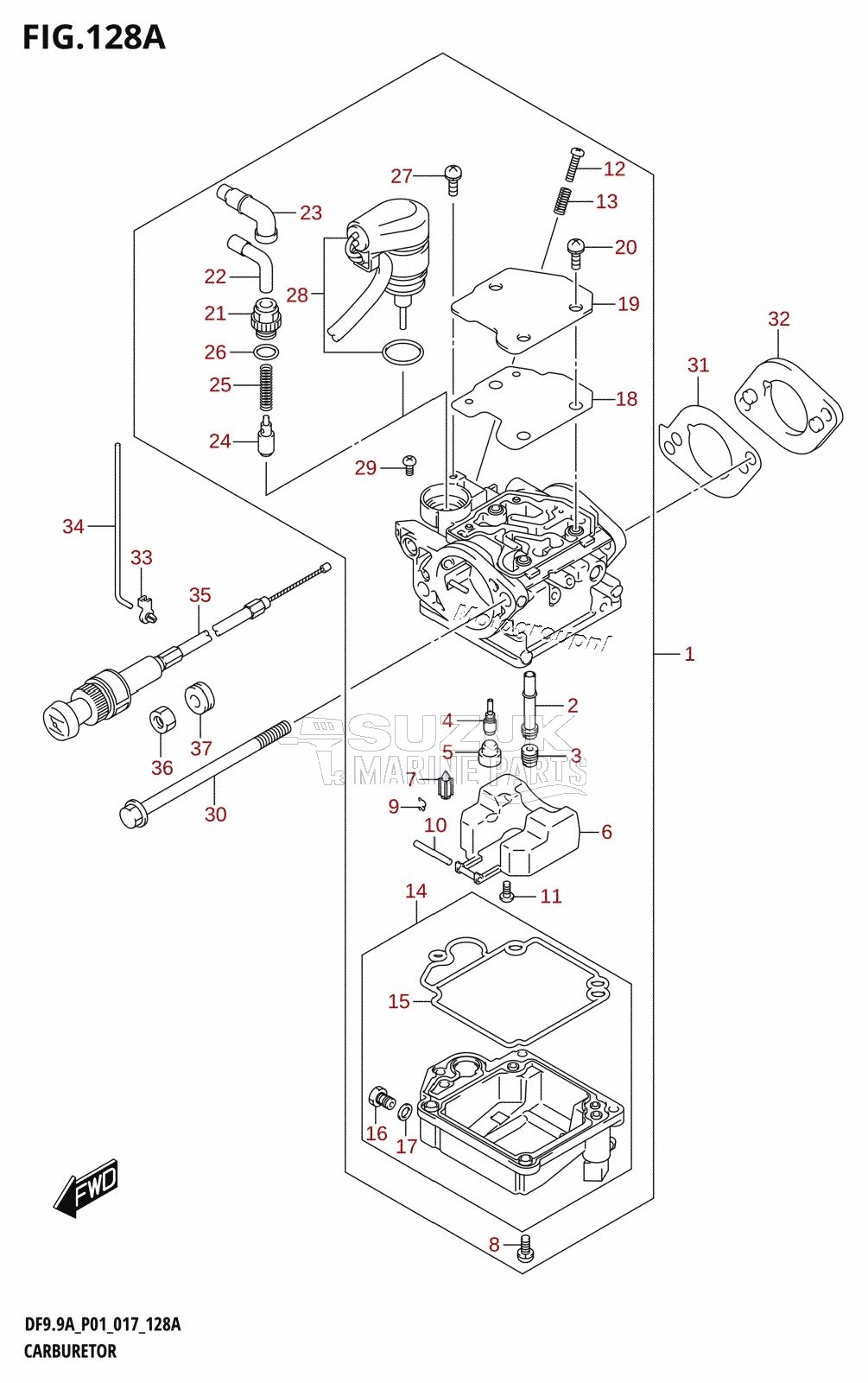 CARBURETOR (DF8A:P01)