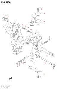 DF90 From 09001F-780001 (E03)  2007 drawing CLAMP BRACKET