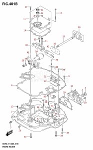 DF225T From 22503F-140001 (E11 E40)  2021 drawing ENGINE HOLDER (DF250ST)