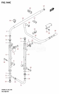 DF250A From 25003P-440001 (E11 - E40)  2024 drawing FUEL INJECTOR (E11,E03)