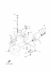 F40HET drawing PROPELLER-HOUSING-AND-TRANSMISSION-2