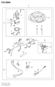 DF15 From 01503F-210001 (P01)  2012 drawing OPT:STARTING MOTOR (M-STARTER)