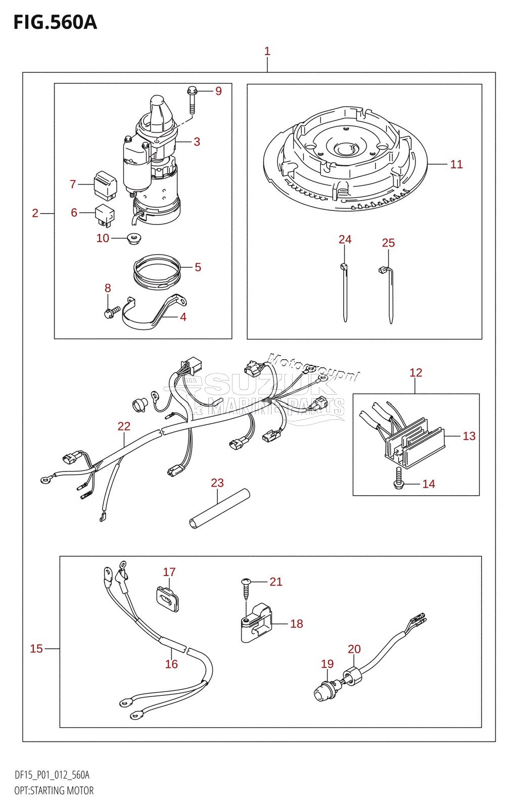 OPT:STARTING MOTOR (M-STARTER)