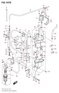 DF200Z From 20002Z-610001 (E03)  2016 drawing FUEL PUMP /​ FUEL VAPOR SEPARATOR (DF250ST:E03)