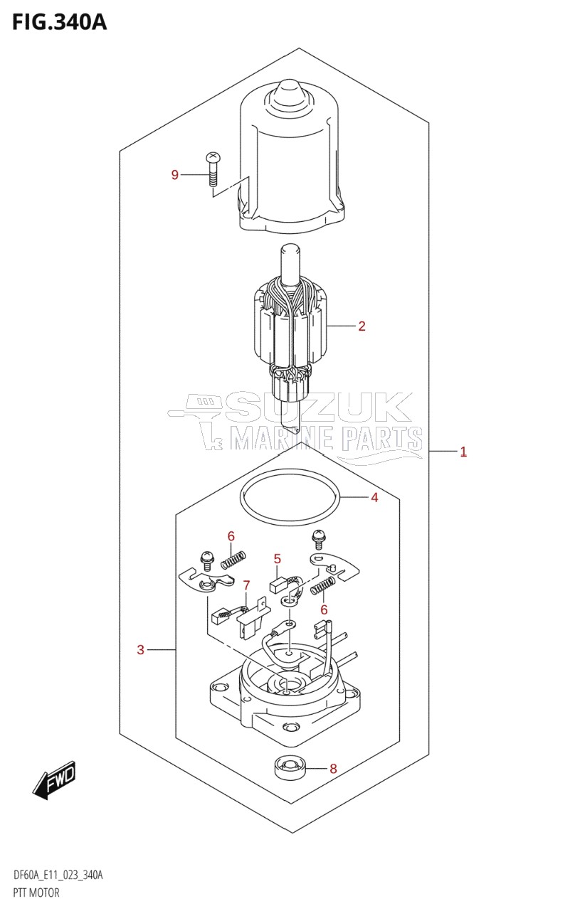 PTT MOTOR (DF40A,DF40ATH,DF40AST,DF50A,DF50ATH,DF60A,DF60ATH,DF50AVT,DF50AVTH,DF60AVT,DF40ASVT,DF60AVTH)