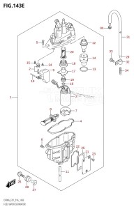 DF80A From 08002F-610001 (E01 E40)  2016 drawing FUEL VAPOR SEPARATOR (DF80A:E01)