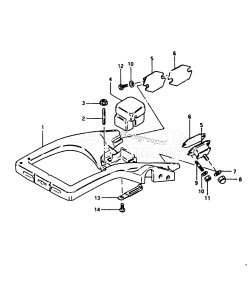 DT20 From 2001-001001 ()  1986 drawing STEERING BRACKET