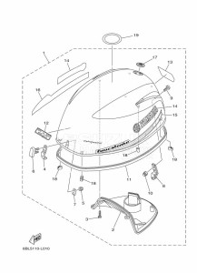 FT25FETL drawing TOP-COWLING