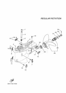 F300G drawing PROPELLER-HOUSING-AND-TRANSMISSION-2