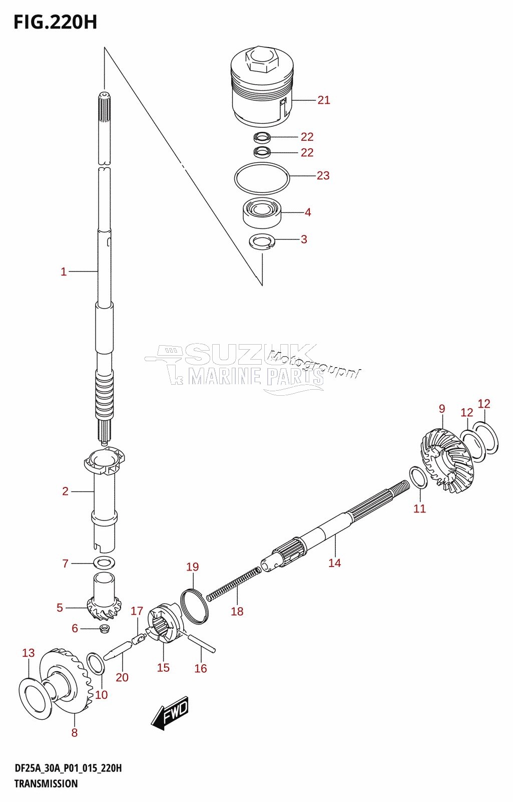 TRANSMISSION (DF30ATH:P01)