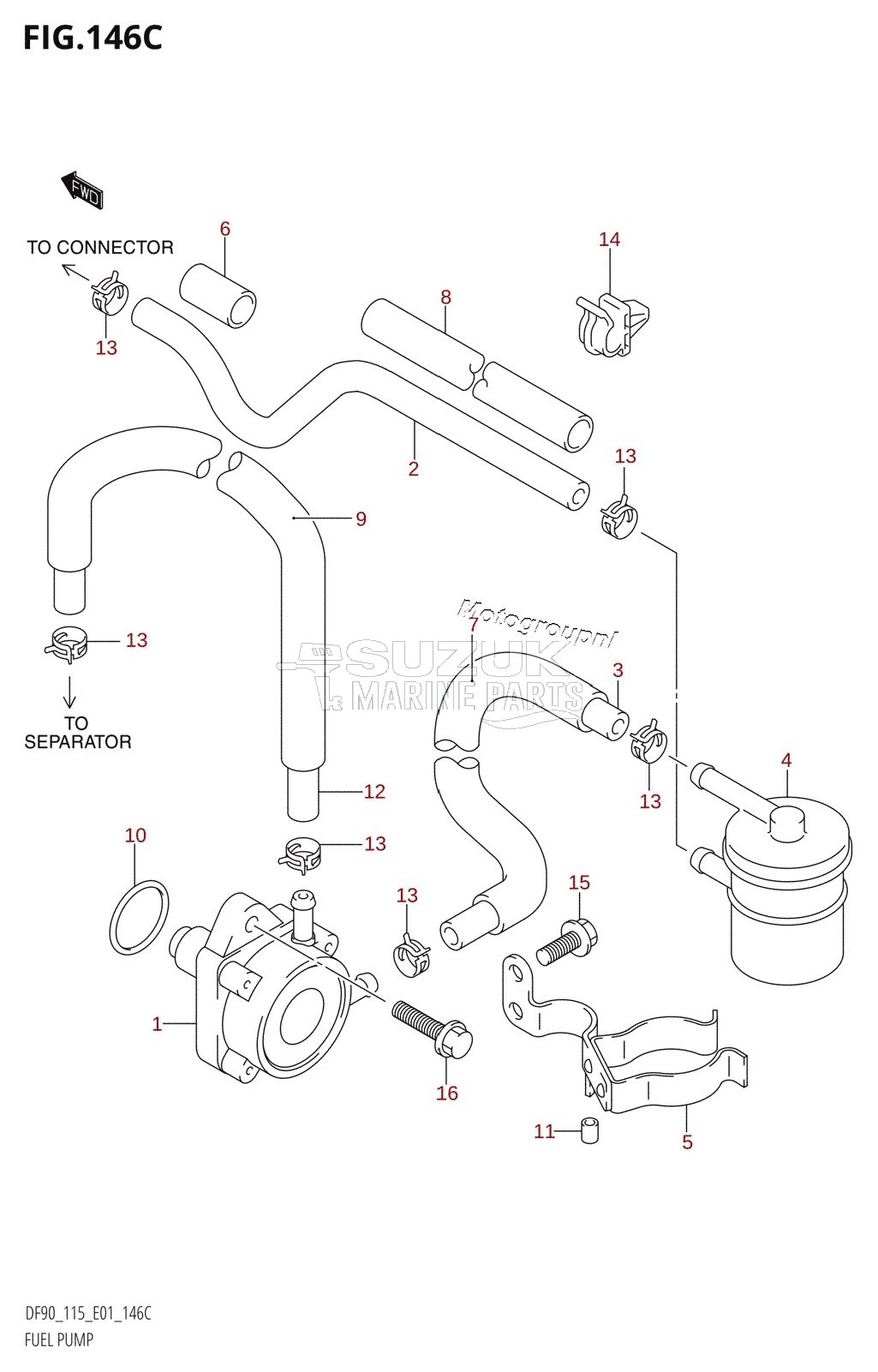 FUEL PUMP (DF115WT:(K3,K4,K5,K6))