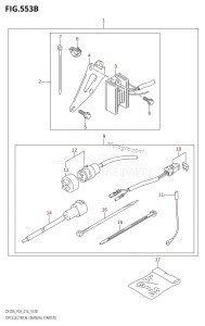 DF9.9B From 00995F-410001 (P03)  2014 drawing OPT:ELECTRICAL (MANUAL STARTER) (DF15A:P03:M-STARTER)