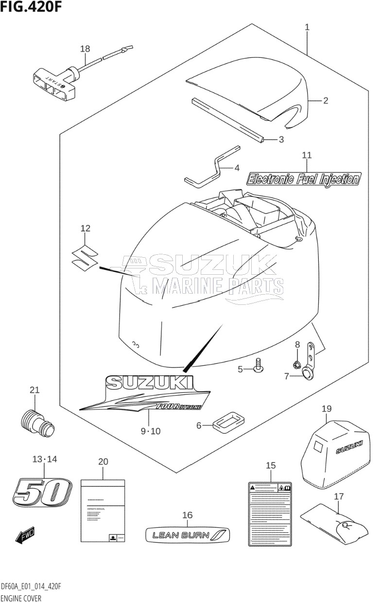 ENGINE COVER (DF50ATH:E01)