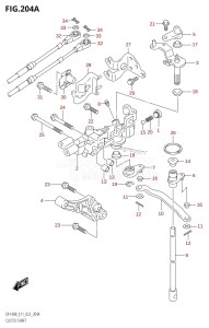 DF115BZ From 11506Z-340001 (E11 E40)  2023 drawing CLUTCH SHAFT