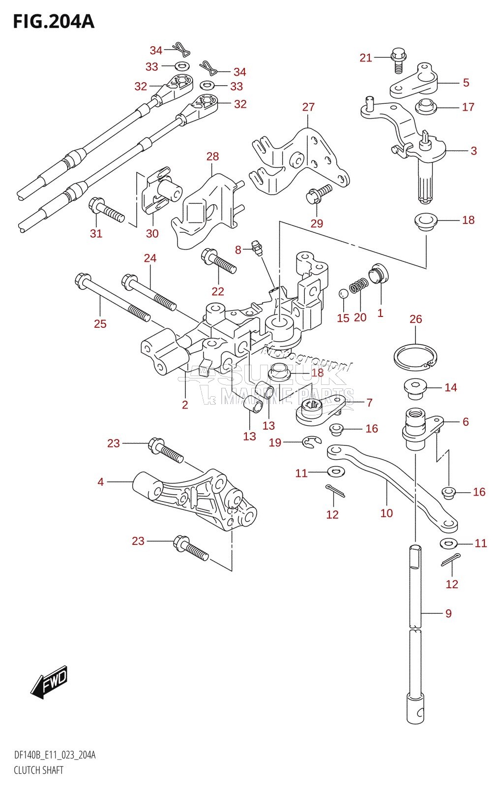 CLUTCH SHAFT