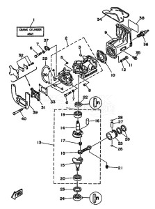 2B drawing CYLINDER--CRANKCASE