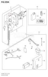 DF200AP From 20003P-510001 (E03)  2015 drawing OPT:KEY LESS START