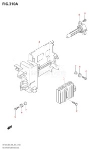 07003F-010001 (2010) 70hp E01 E40-Gen. Export 1 - Costa Rica (DF70ATHK10  DF70ATK10  DF70AWTHK10  DF70AWTK10) DF70A drawing RECTIFIER / IGNITION COIL