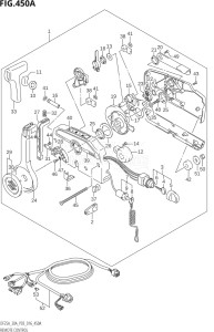 03003F-610001 (2016) 30hp P03-U.S.A (DF30AT  DF30ATH  DT30  DT30R) DF30A drawing REMOTE CONTROL (DF25AR:P03)