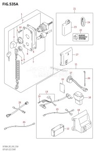 DF250ST From 25004F-910001 (E03)  2019 drawing OPT:KEY LESS START