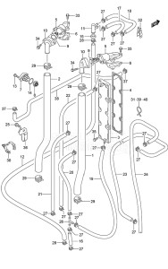 Outboard DF 250 drawing Thermostat