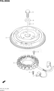02503F-410001 (2014) 25hp E01-Gen. Export 1 (DF25  DF25A  DF25AT  DF25ATH  DF25Q  DF25R) DF25 drawing MAGNETO (DF25:E01)