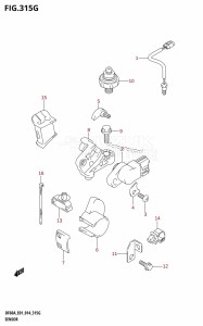 DF40A From 04003F-410001 (E01)  2014 drawing SENSOR (DF60A:E01)