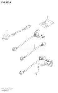 11501F-371001 (2003) 115hp E03-USA (DF115TK3  DF115TK4  DF115WTK4) DF115T drawing OPT:HARNESS (1)