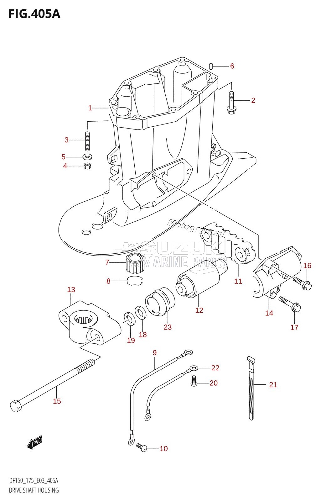 DRIVE SHAFT HOUSING