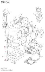 DF225Z From 22503Z-110001 (E01 E40)  2011 drawing OPT:REMOTE CONTROL ASSY DUAL (1)