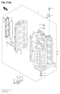 DF115A From 11503F-510001 (E03)  2015 drawing CYLINDER BLOCK (DF115AT:E03)