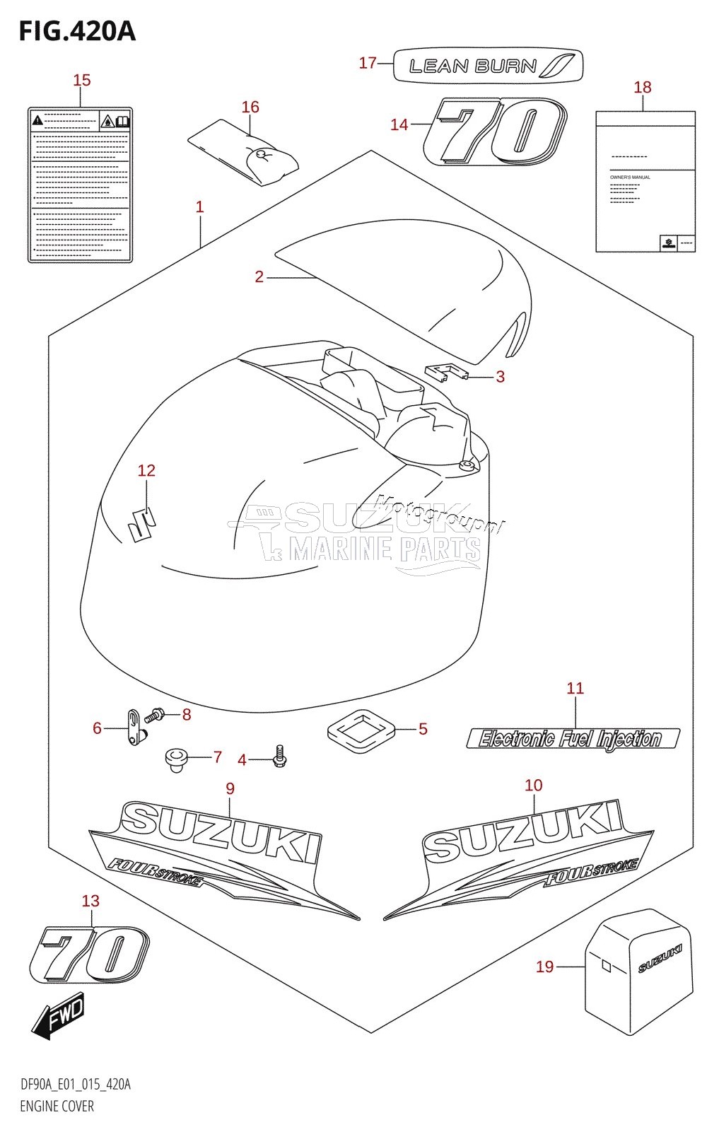 ENGINE COVER (DF70A:E01)