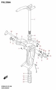 DF300AP From 30002P-910001 (E01 E40)  2019 drawing SWIVEL BRACKET