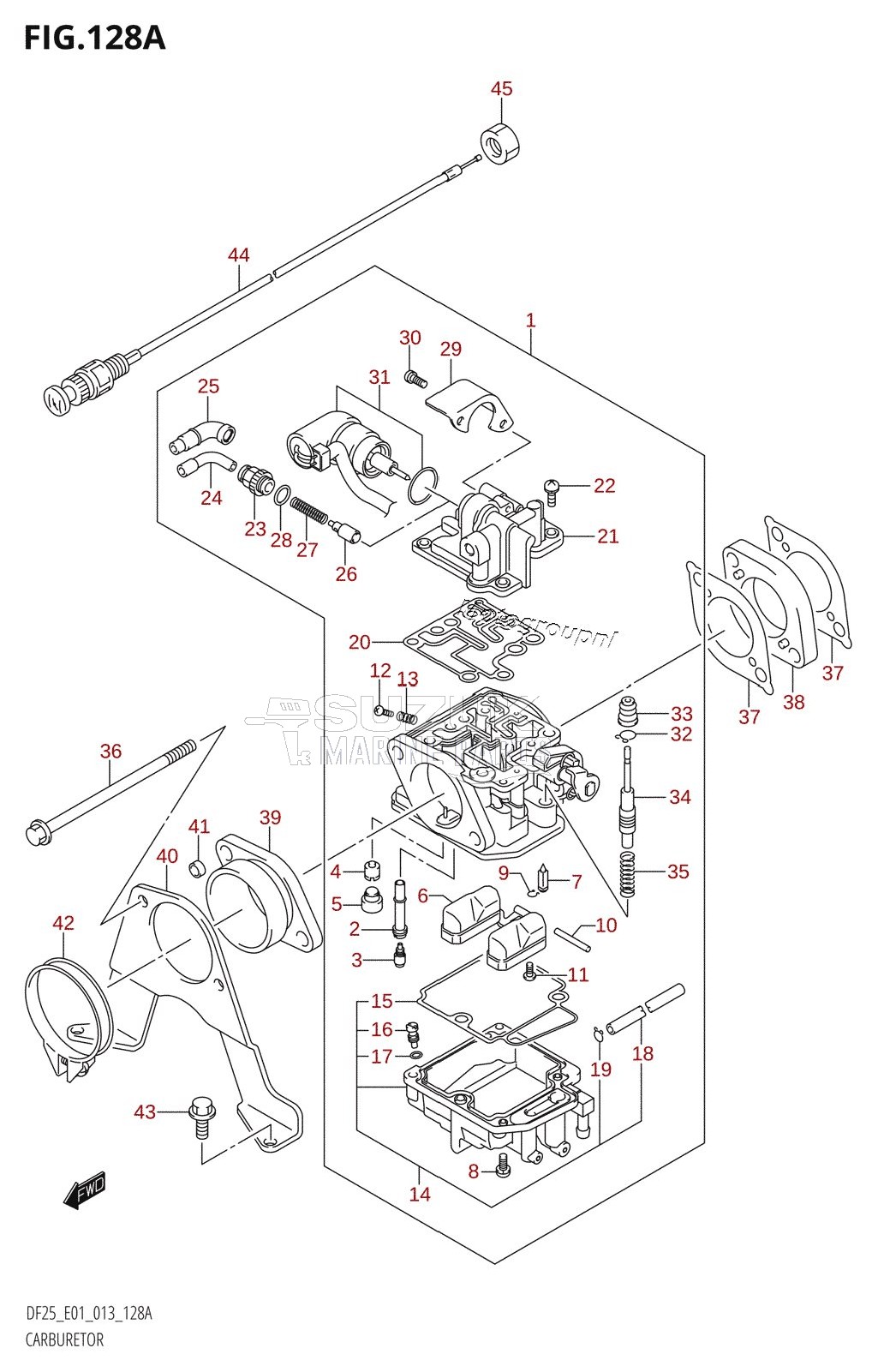 CARBURETOR (DF25:E01)